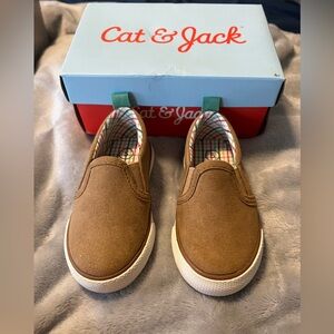 Cat & Jack Brown Toddler Slip-On Shoes Size 5